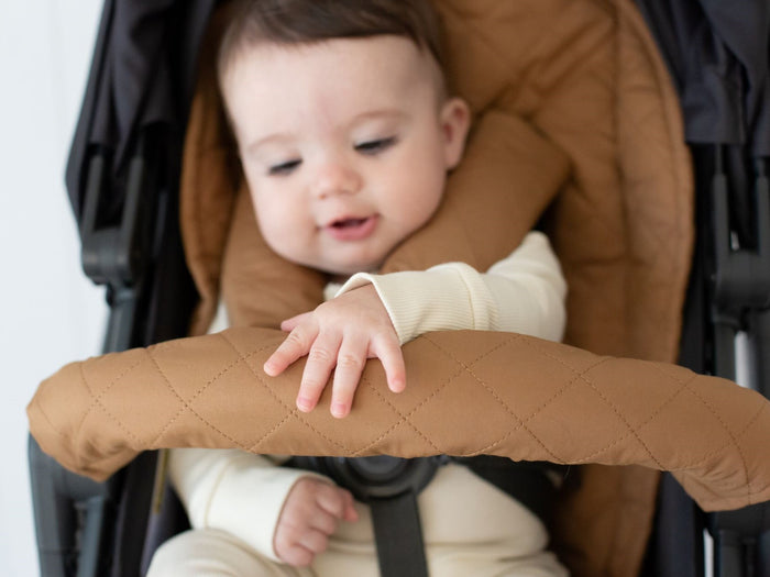 Bambella Designs Pram Bar Cover | Chestnut