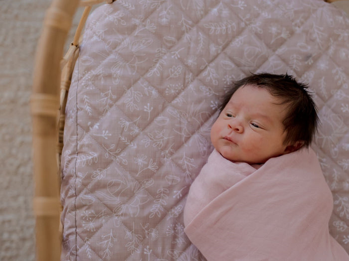 Bambella Waterproof Bassinet Sheet | Bee Kind