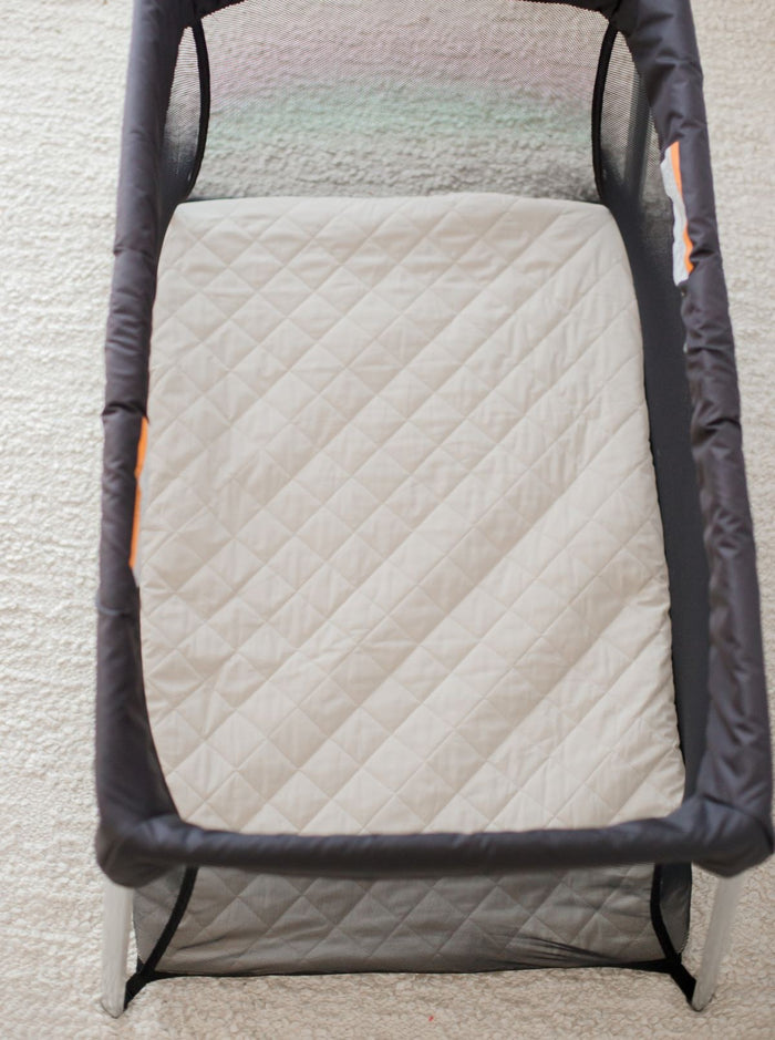 Bambella Waterproof Porta Cot Sheet | Oat