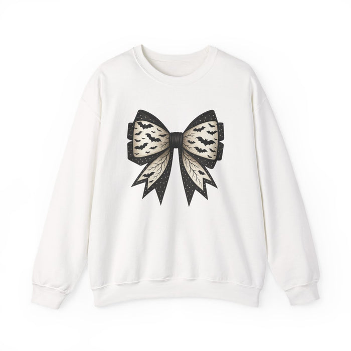 Bat Lace Bow Sweatshirt - funny sweatshirt by Cheeky Business