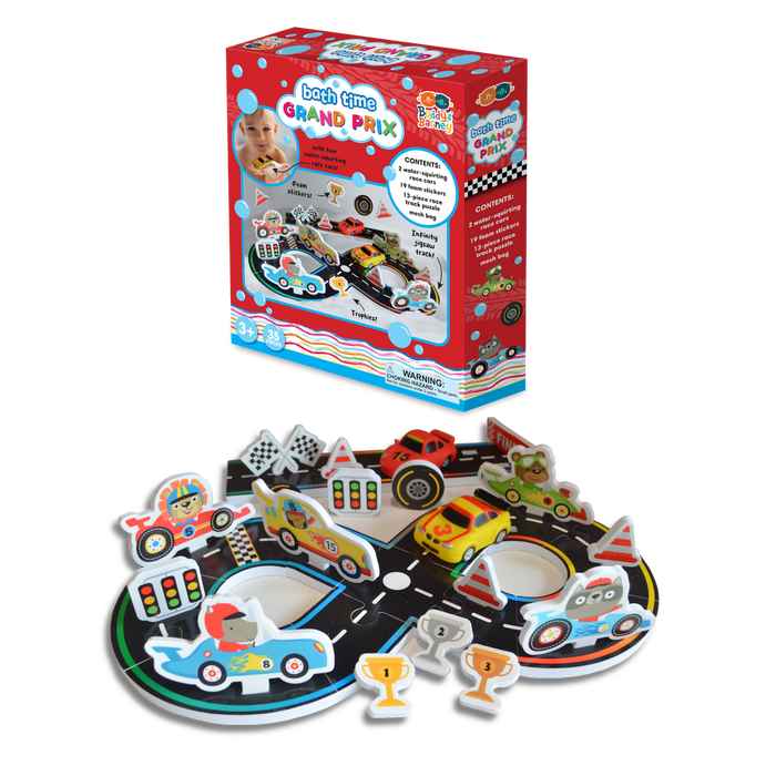 Bath Time Grand Prix Racing Car Play Set
