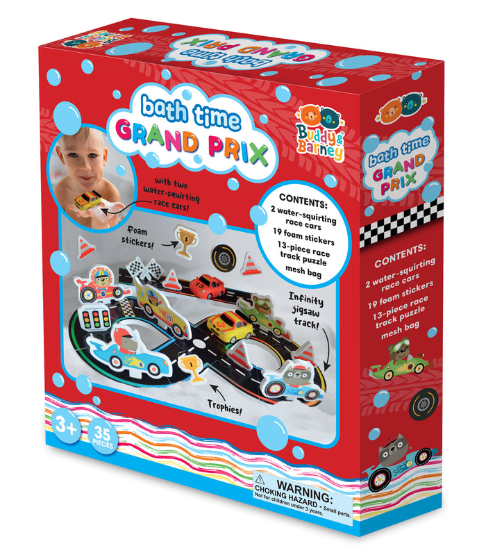 Bath Time Grand Prix Racing Car Play Set