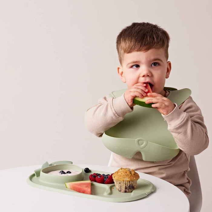 bbox Adjustable Silicone Feeding Bib - Assorted