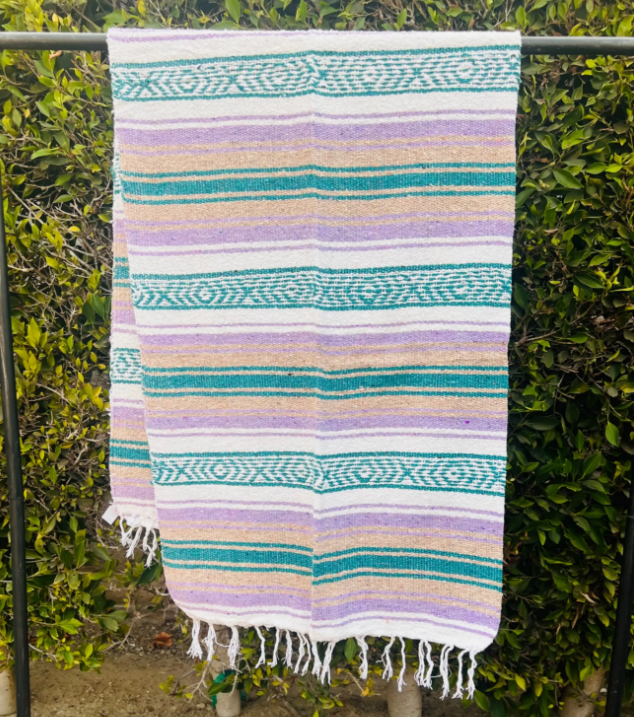 Beach Towels l Throw Blankets - Purple | Green | Brown #18