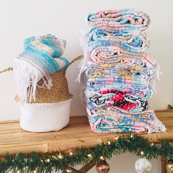 Beach Towels l Throw Blankets - Red | Blue | Black #9