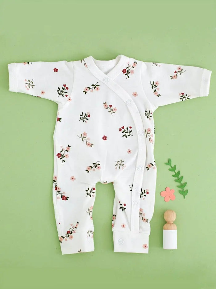Prem Baby Sleepsuit, Beautiful Bloom Sleepsuit / Babygrow Tiny & Small