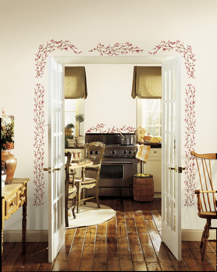 Berry Vine Peel & Stick Wall Decals image