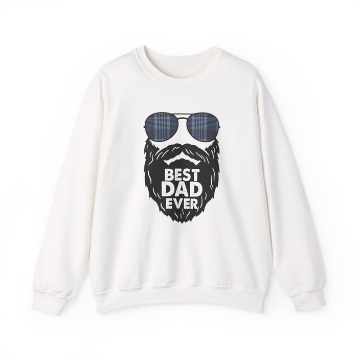 Best Dad Ever Sweatshirt | Funny Bearded Dad Gift | Sizes S-5XL - funny sweatshirt by Cheeky Business