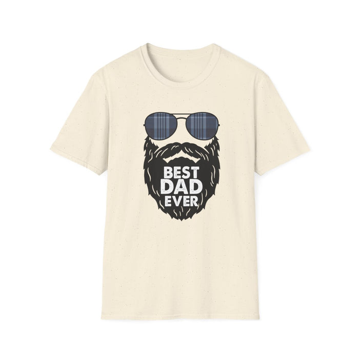 military green t-shirt best dad ever funny graphic print