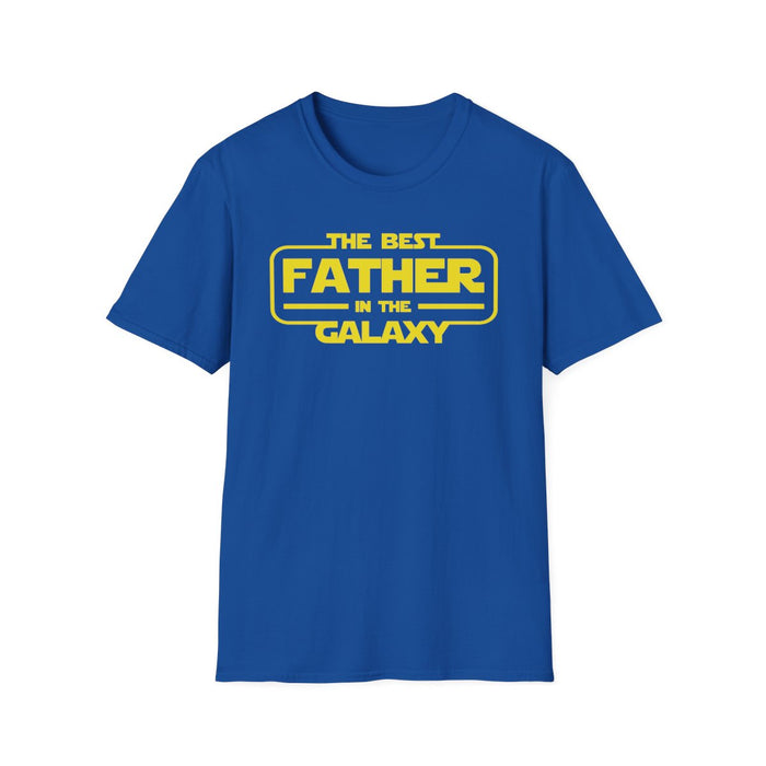 sport grey t-shirt with sci-fi themed father gift print
