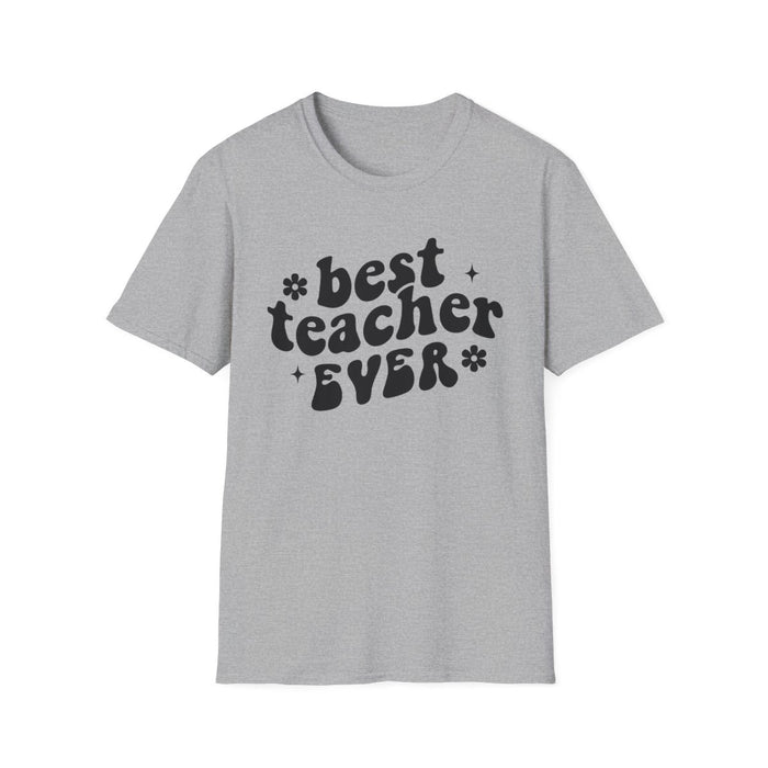 Best Teacher Ever Retro Style T-Shirt - funny t-shirt by Cheeky Business