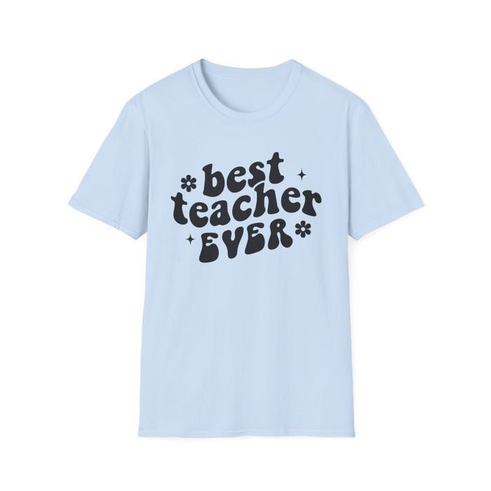 Best Teacher Ever Retro Style T-Shirt - funny t-shirt by Cheeky Business