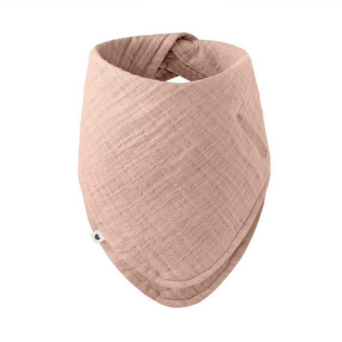 BIBS Organic Muslin Cotton Bandana Bib - Blush