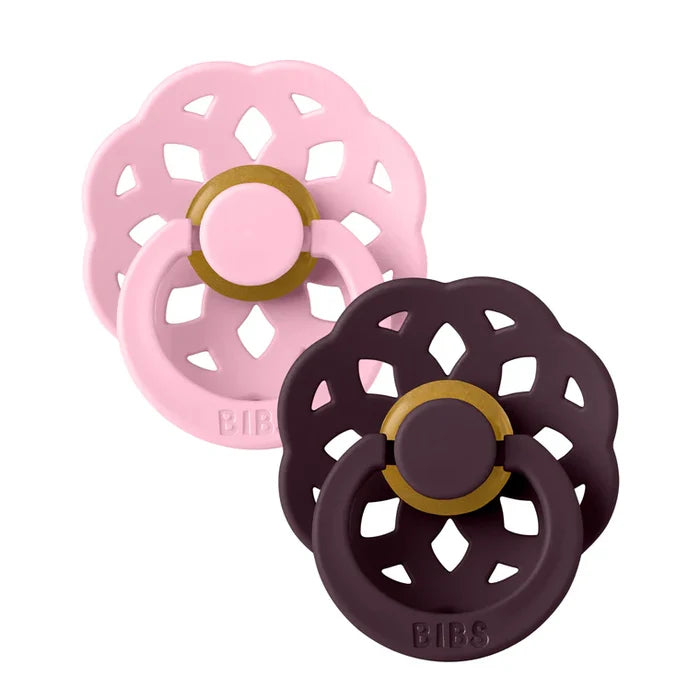 1 (0-6 Months) / Baby Pink & Plum