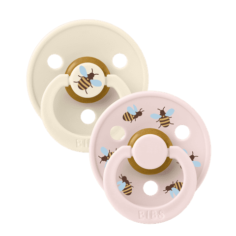 BIBS Size 1 & 2 Urban Garden Latex Round Dummies Twin Packs