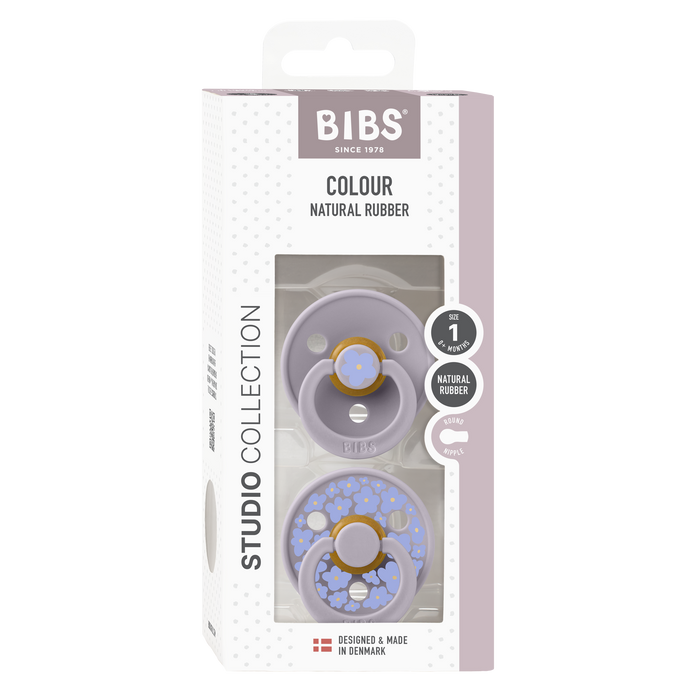 BIBS Studio Collection Jasmine Latex Round Dummies Twin Pack