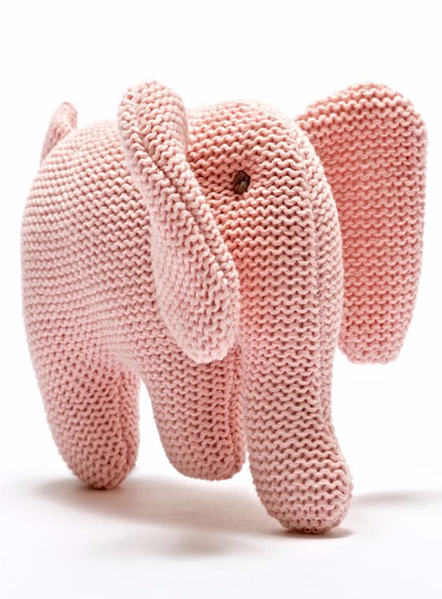 Blossom and Elephant Gift Box - Incubator Vest, Toy & Muslin Gift Set Little Mouse Baby Clothing & Gifts