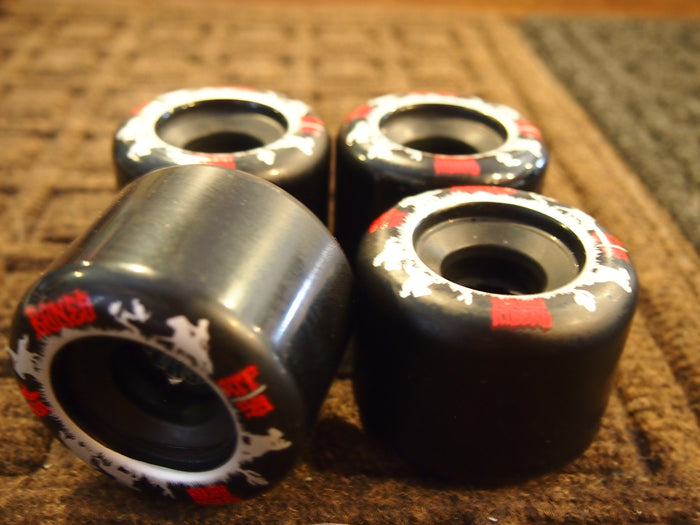 Bones Rough Riders Skateboard Wheels 59mm 80a - Red