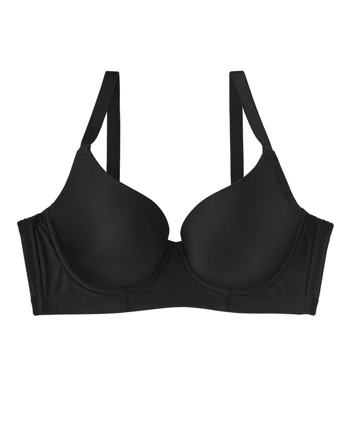 Burlesque Side Support Push-Up T-Shirt Bra (F-G-H Cup)