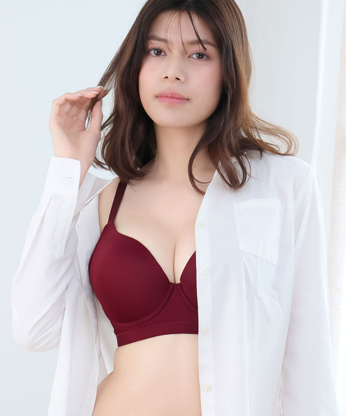 Burlesque Side Support Push-Up T-Shirt Bra (F-G-H Cup)