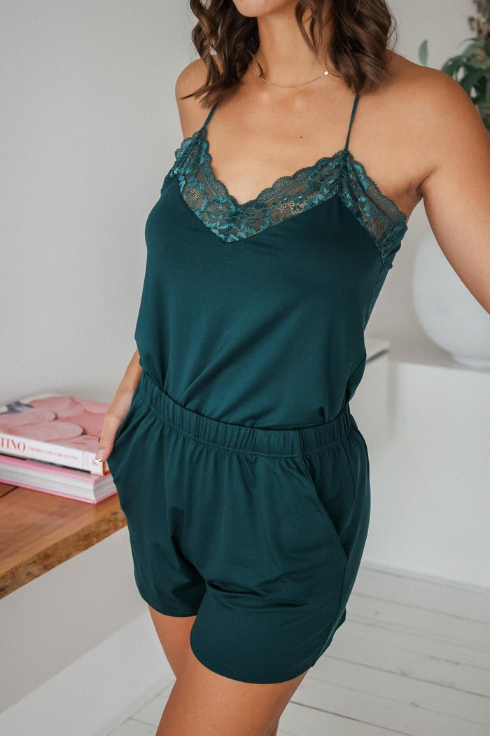 Spitzen-Top Izabelle Tencel nachhaltig Pyjama