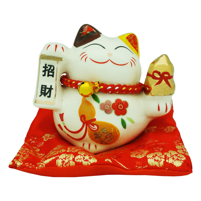 Ceramics Wealth Cat for Wealth and Health