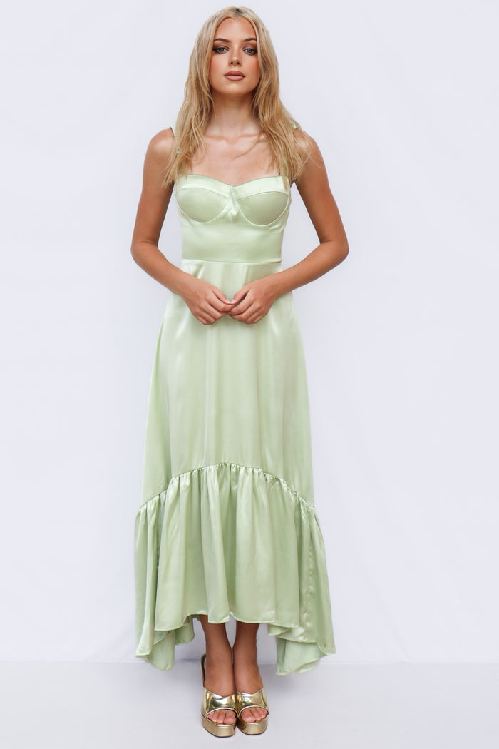 Charming Maxi Dress - Pistachio - Runway Goddess