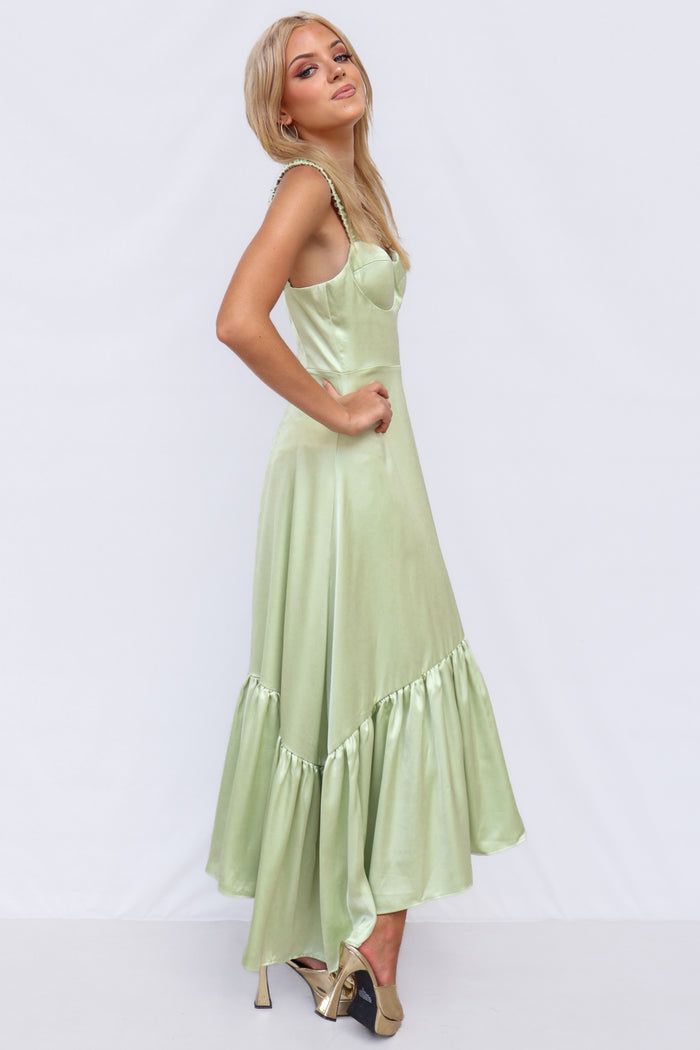 Charming Maxi Dress - Pistachio - Runway Goddess