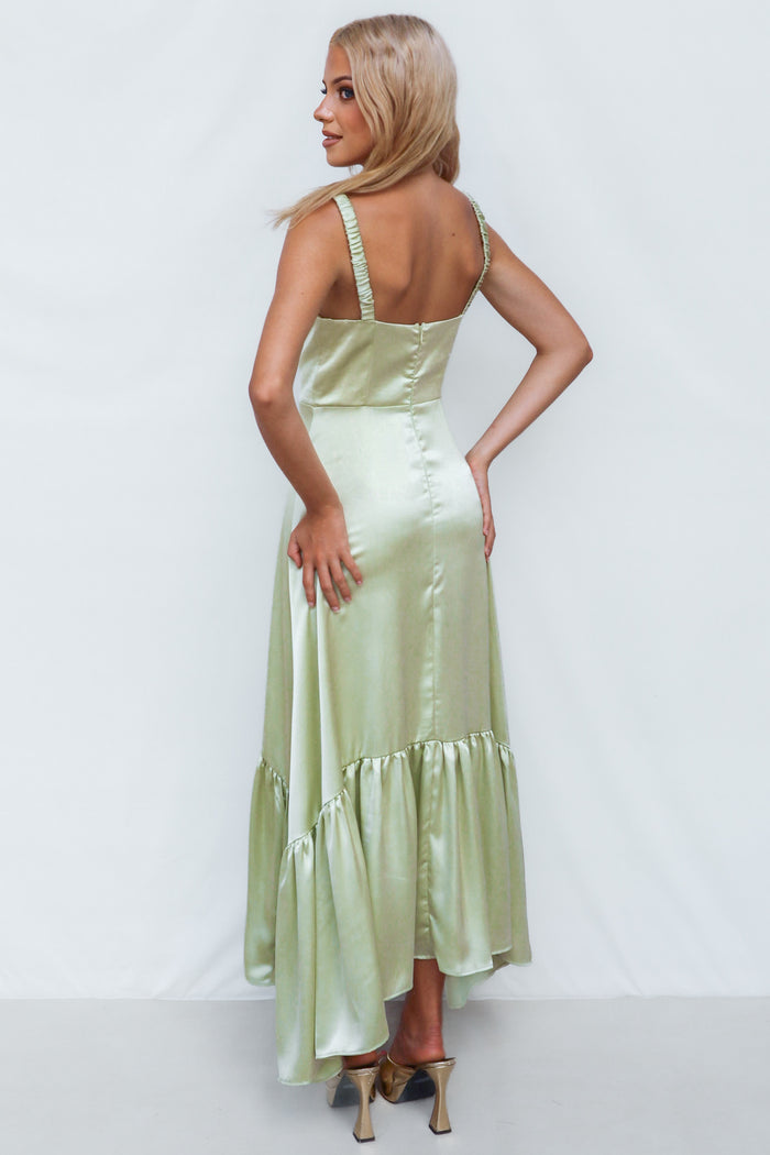 Charming Maxi Dress - Pistachio - Runway Goddess