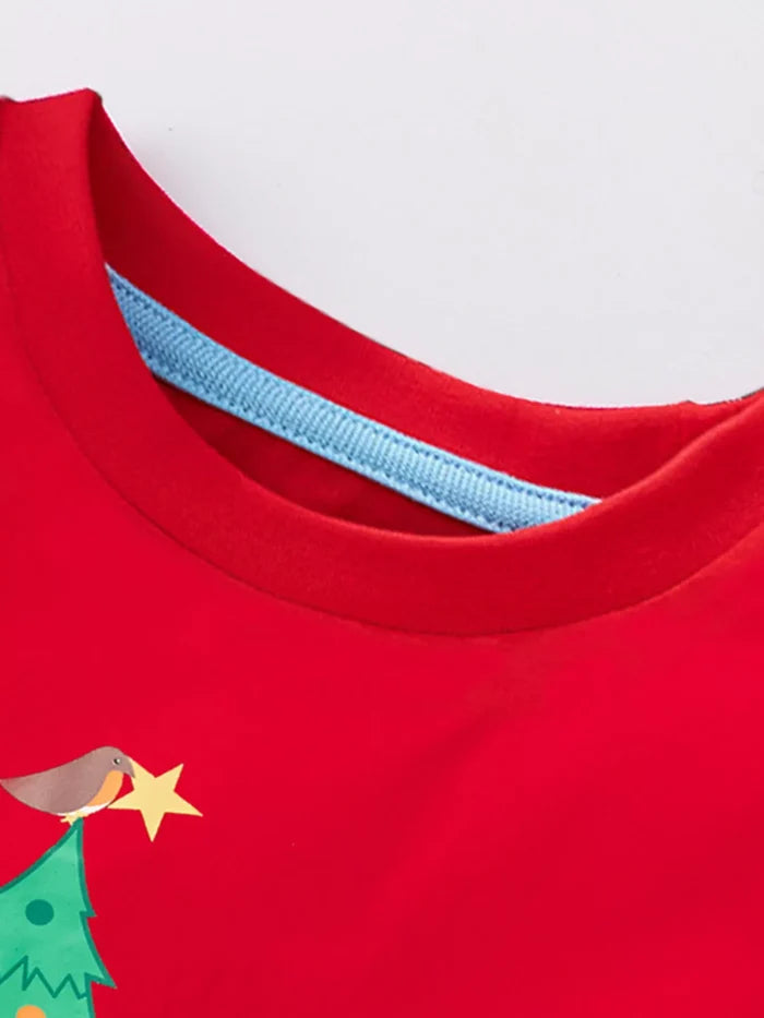 Children's Christmas Animal Long Sleeve T-Shirt