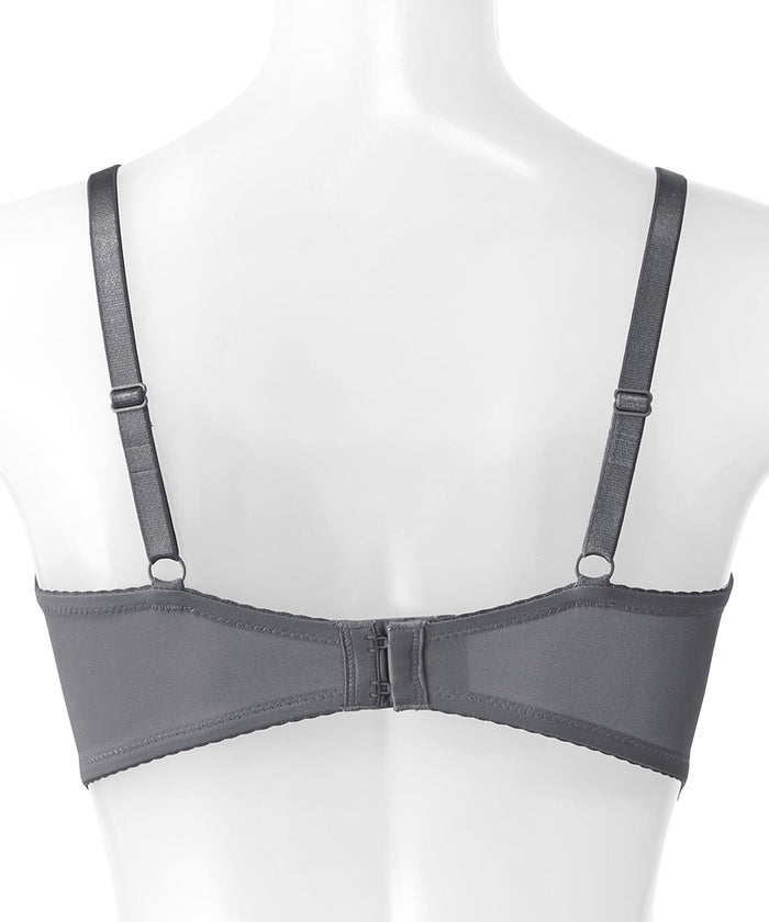 Chomori Cord Layered Half-Cup Maximum Boost Bra