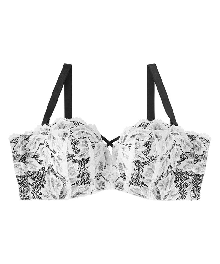 Chomori Flower Lace Strapless Maximum Boost Bra