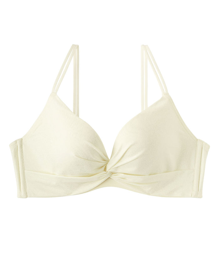 Chomori Glitter Front Cross Wireless Maximum Boost Bra