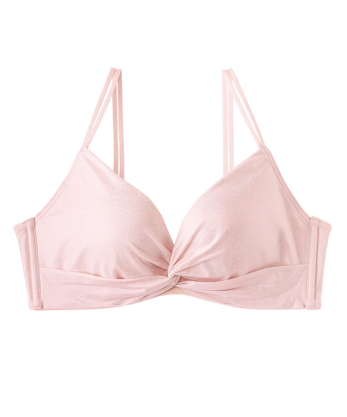 Chomori Glitter Front Cross Wireless Maximum Boost Bra