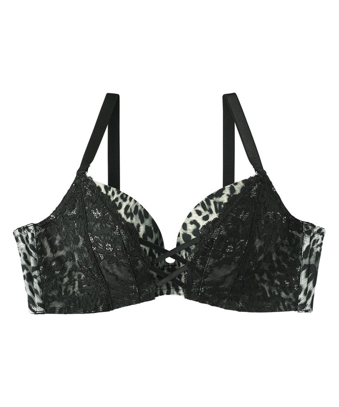 Chomori Leopard Lace Maximum Boost Bra