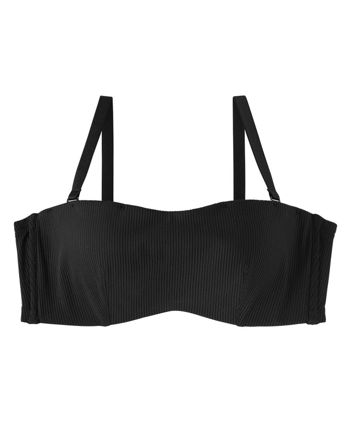 Chomori Ribbed Strapless Maximum Boost Bra