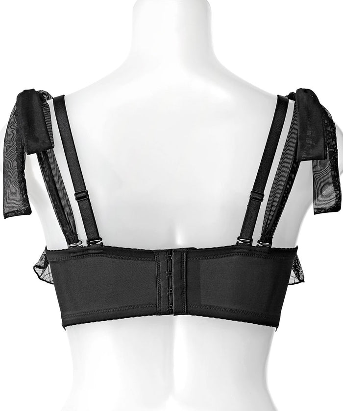 Chomori Sheer Check Strapless Maximum Boost Bra