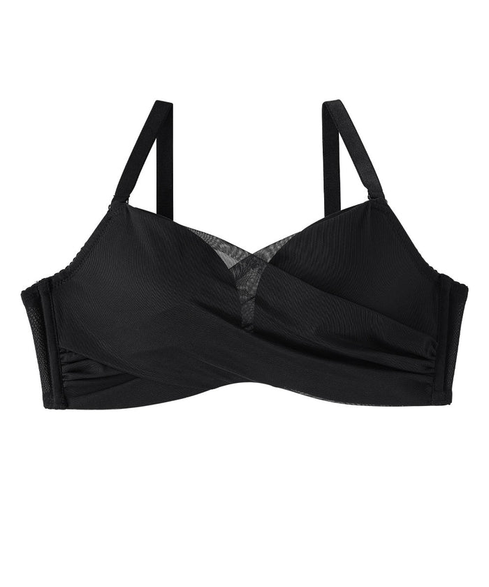 Chomori Sheer Tulle Wireless Maximum Boost Bra