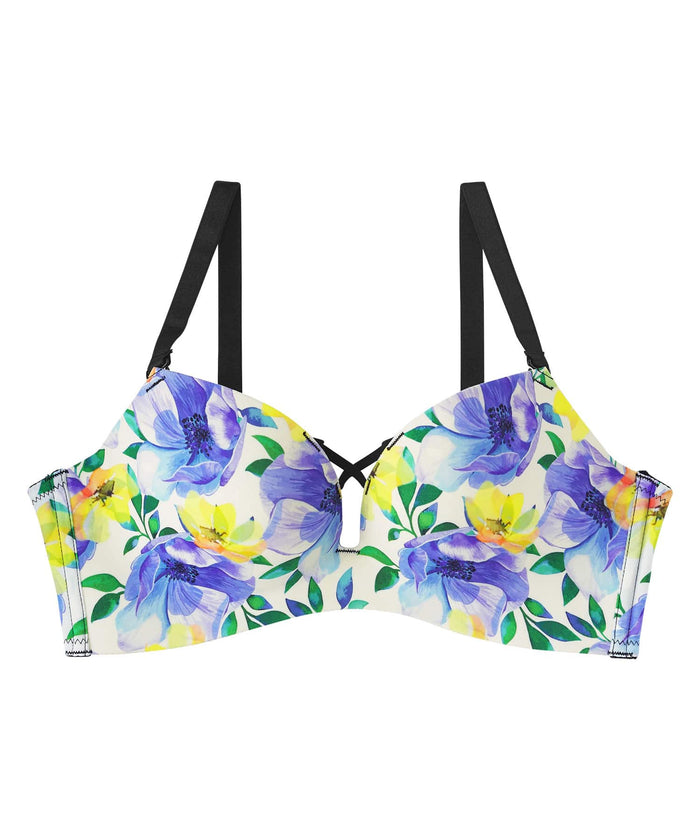 Chomori Sicilian Floral Maximum Boost T-Shirt Bra