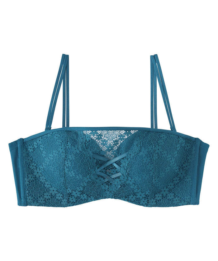 Chomori Square Lace Strapless Maximum Boost Bra