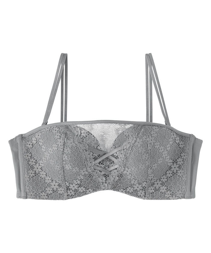 Chomori Square Lace Strapless Maximum Boost Bra