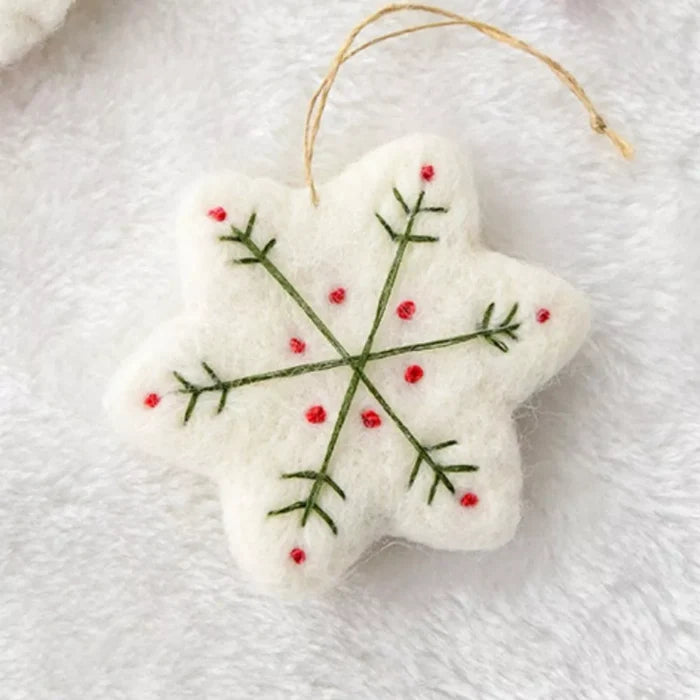 Christmas Felt Snowflake Ornament