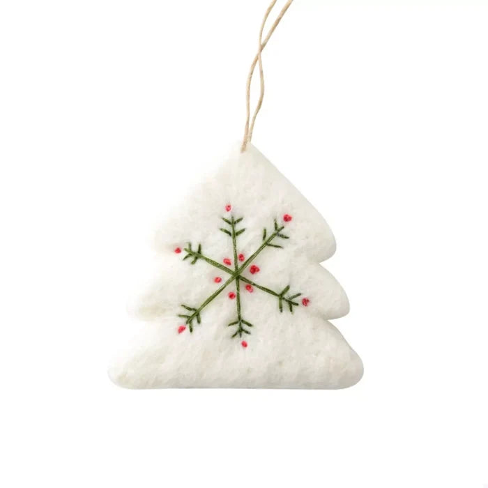 Christmas Felt Snowflake Ornament