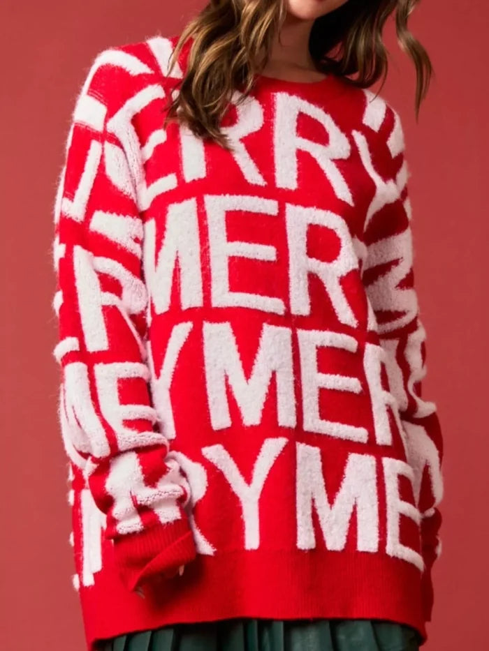 Christmas Merry Festive Holiday Sweater