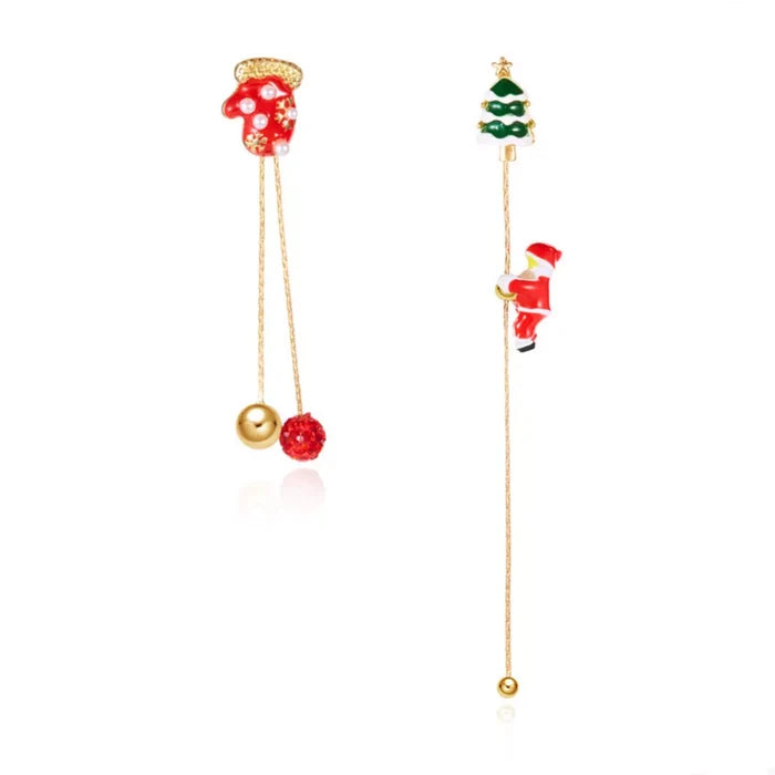 Christmas Santa Drop Earrings