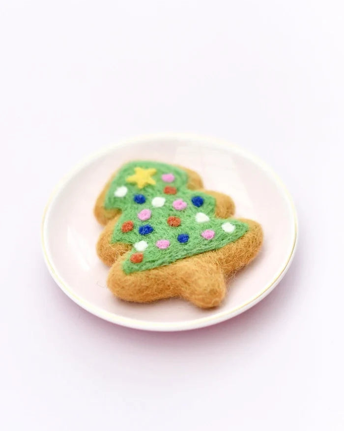 Christmas Tree Cookie Felt Play Food