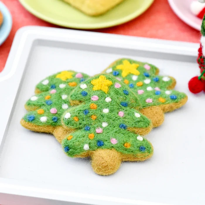 Christmas Tree Cookie Felt Play Food