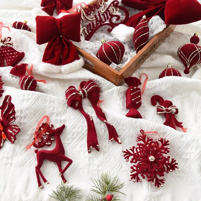 Christmas Velvet Hanging Ornament