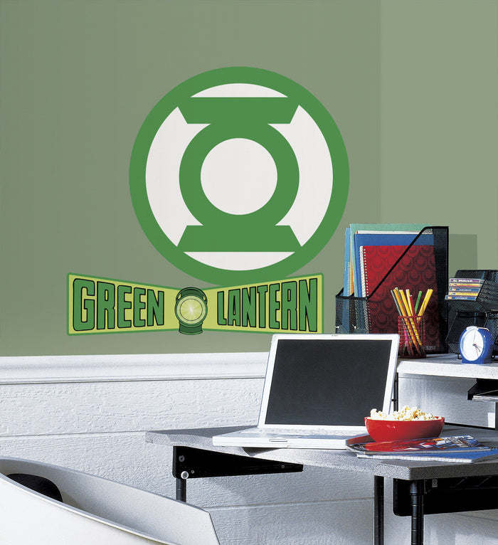 Classic Green Lantern Logo Peel and Stick Giant Wall Decals