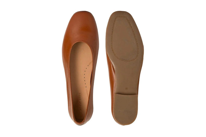 Colette Women's Sustainable Ballet Flat  #color_cognac